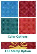 Color and Foil Stamp Options